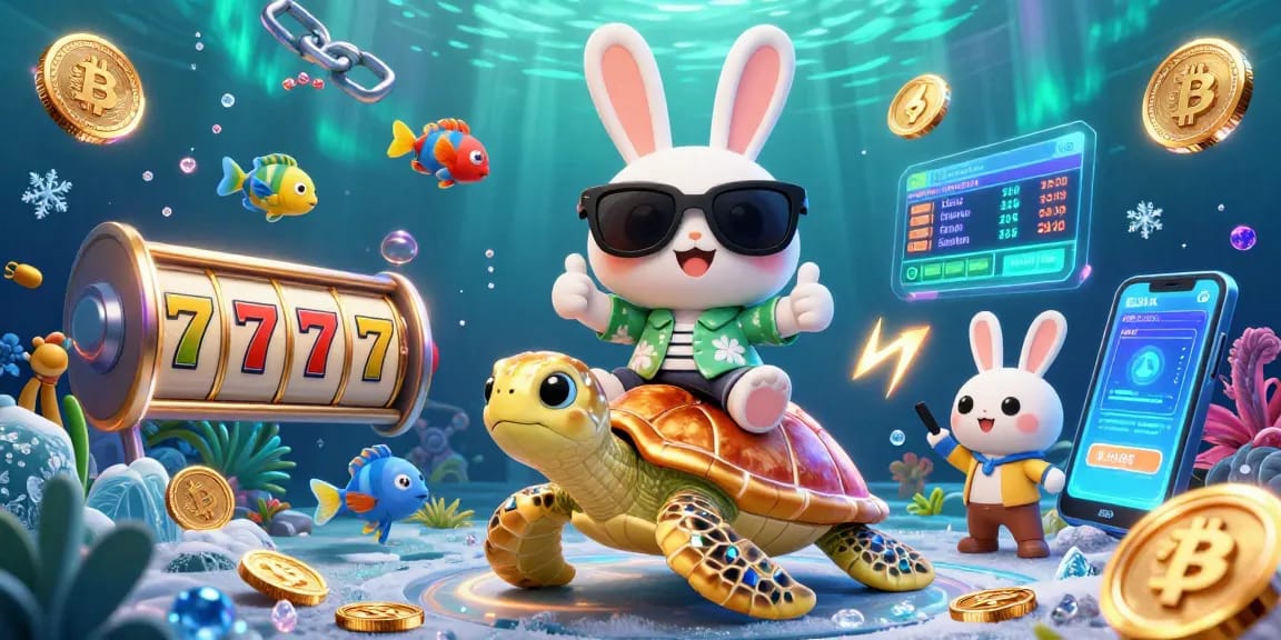 Kenzototo features vibrant slot gaming elements, showcasing excitement in a 3D casino scene.