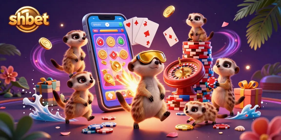 Experience thrilling gameplay at shbet with meerkats managing an exciting casino operation filled with action.