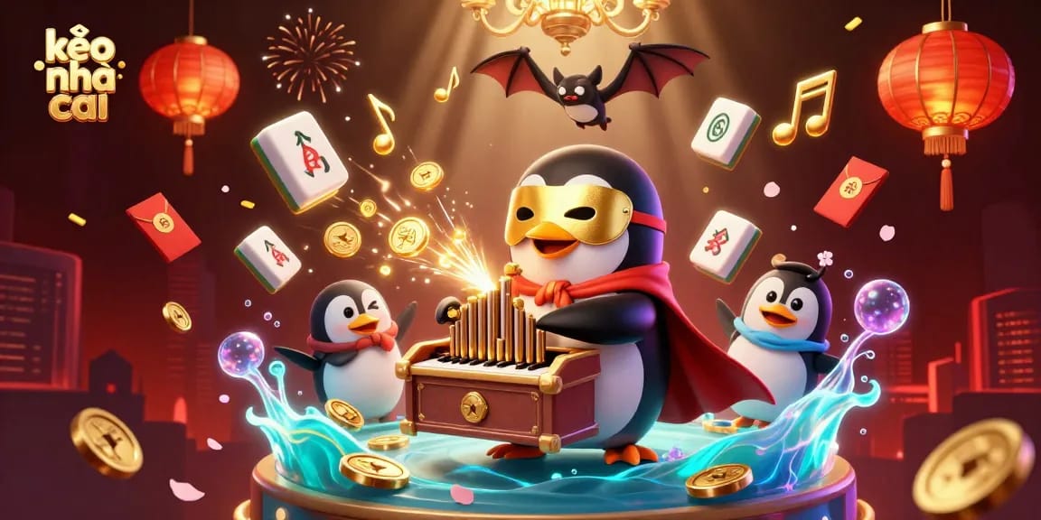 Engage with the kèo nhà cái experience through vibrant 3D illustration showcasing gambling elements and characters.
