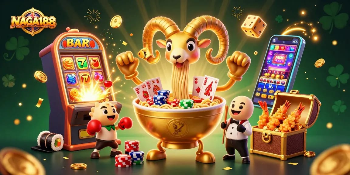 Permainan NAGA188 yang seru dengan karakter kocak dan elemen jackpot yang melimpah.