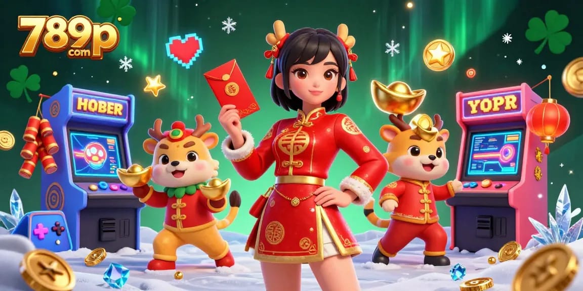 Engage in thrilling gambling action with 789p com, showcasing Asian traditions and vibrant gaming elements.