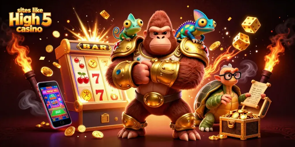 Experience thrilling gameplay with sites like high 5 casino featuring exciting characters and vibrant casino elements.