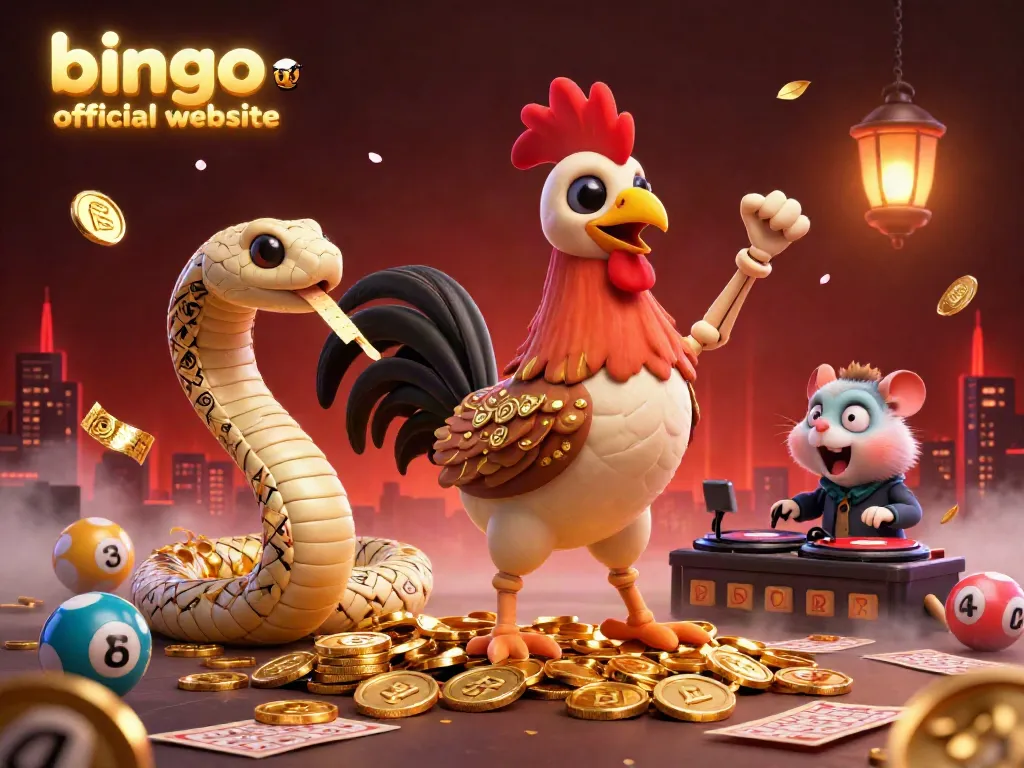 Bingo 101 official website showcases a lively 3D illustration of bingo fun with vibrant characters and game elements.