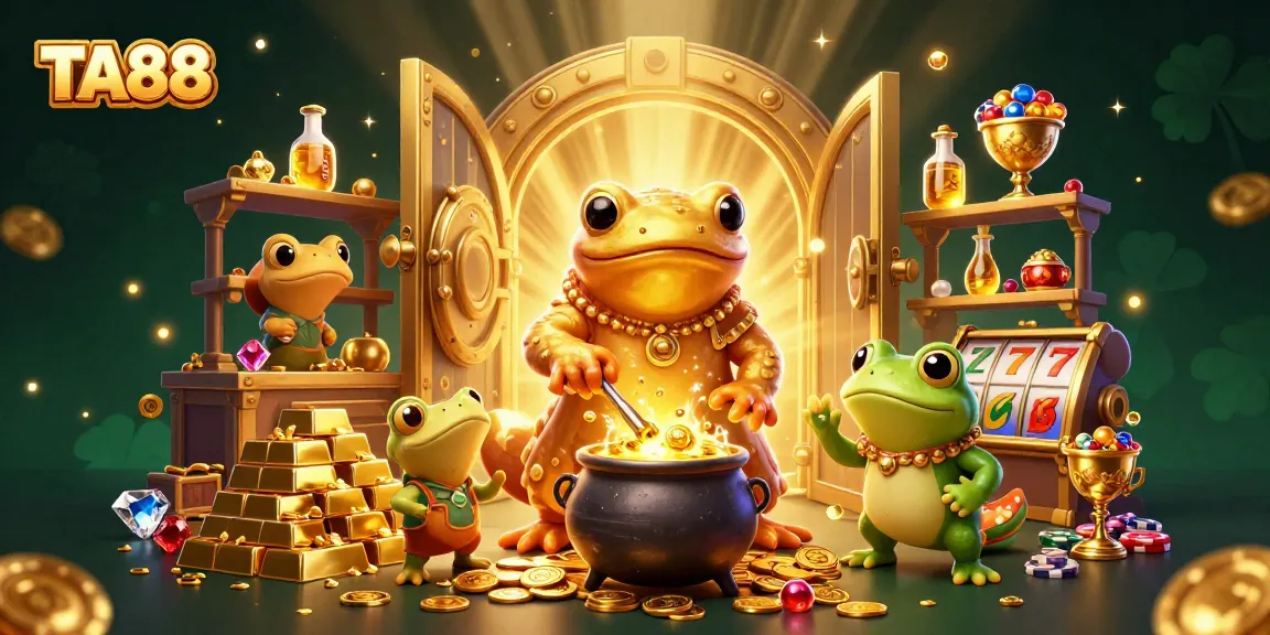 TA88 engages players in a thrilling 3D casino adventure with alchemists and gold elements.
