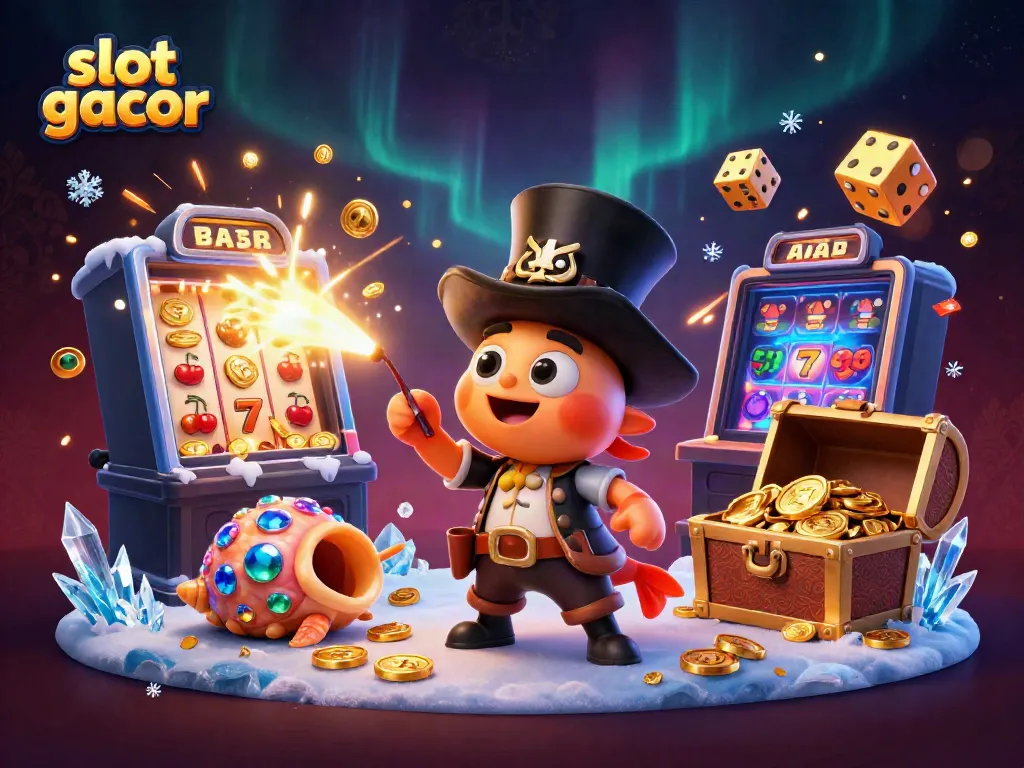 Memenangkan slot gacor dengan ilustrasi karakter unik dan elemen permainan kasino yang kaya