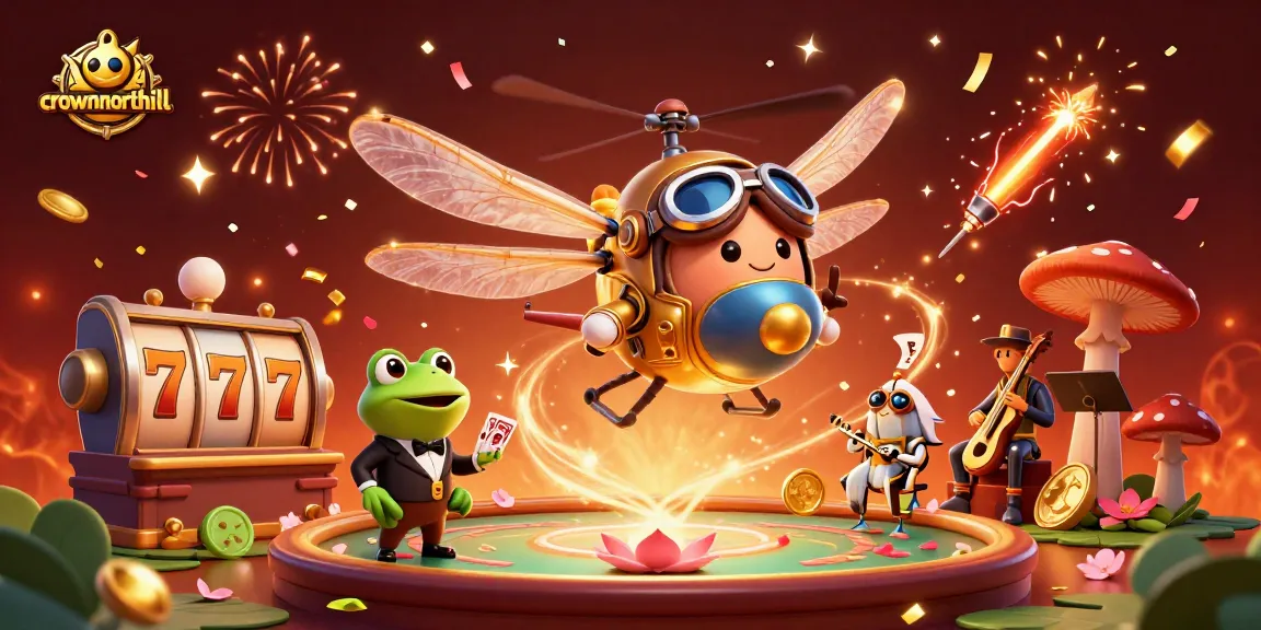 Crownnorthill offers thrilling gameplay with interactive slot reels and captivating croupiers.