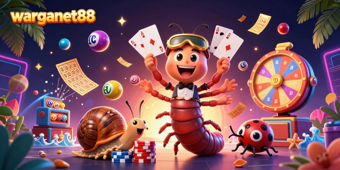 Engage in exciting games at warganet88 with vibrant casino elements and dynamic characters.