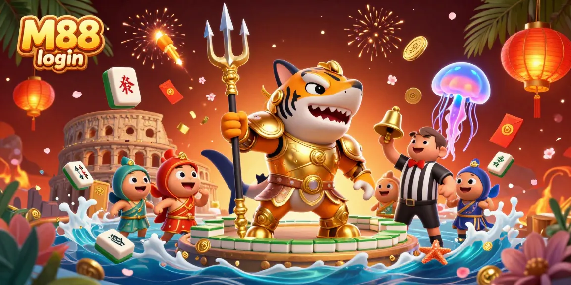 M88 login enables players to dive into thrilling gambling adventures with vibrant casino visuals.