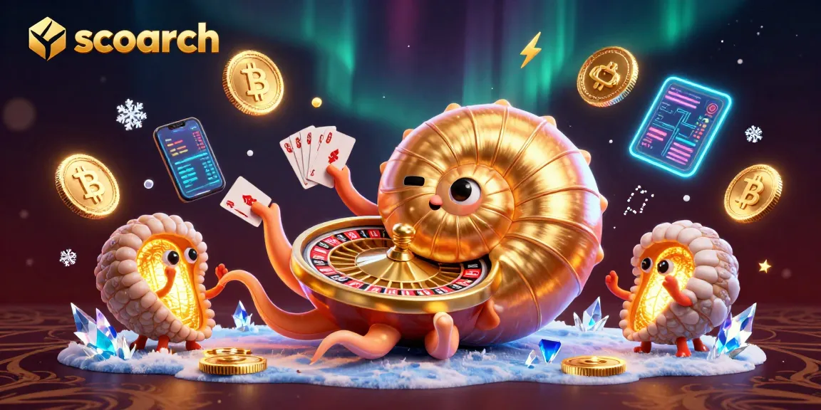 Engage with the vibrant world of scaoarch's credit card casinos through this captivating 3D illustration.